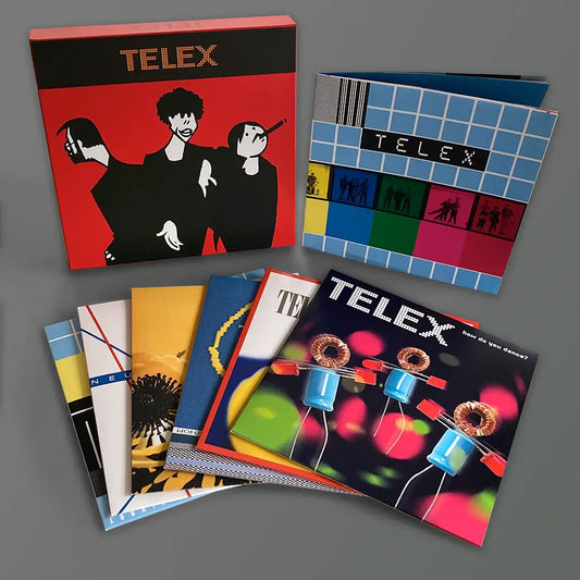 Cover of Telex – Self-Titled Limited Edition 6xLP Box Set Coloured Vinyl