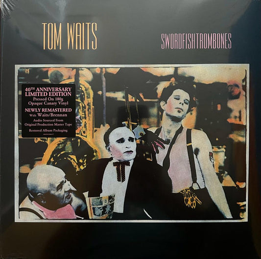 cover art for Swordfishtrombones 40th Anniversary vinyl LP by Tom Waits