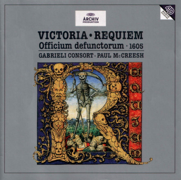 Victoria - Requiem, Gabrieli Consort • Paul McCreesh : Officium Defunctorum • 1605. German Archiv Produktion – 447 095-2