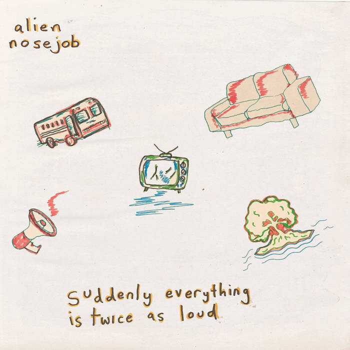 cover art of Suddenly Everything Was Twice As Loud green vinyl