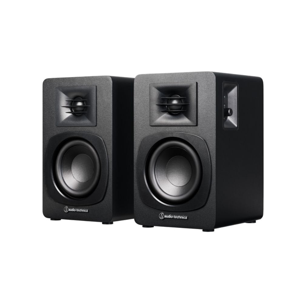 Audio-Technica AT-SP3X powered Bluetooth bookshelf speakers front right