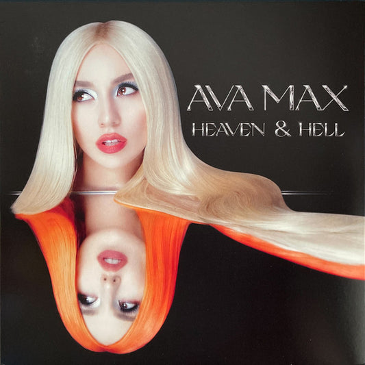 cover of Heaven & Hell limited blue transparent vinyl LP by Ava Max