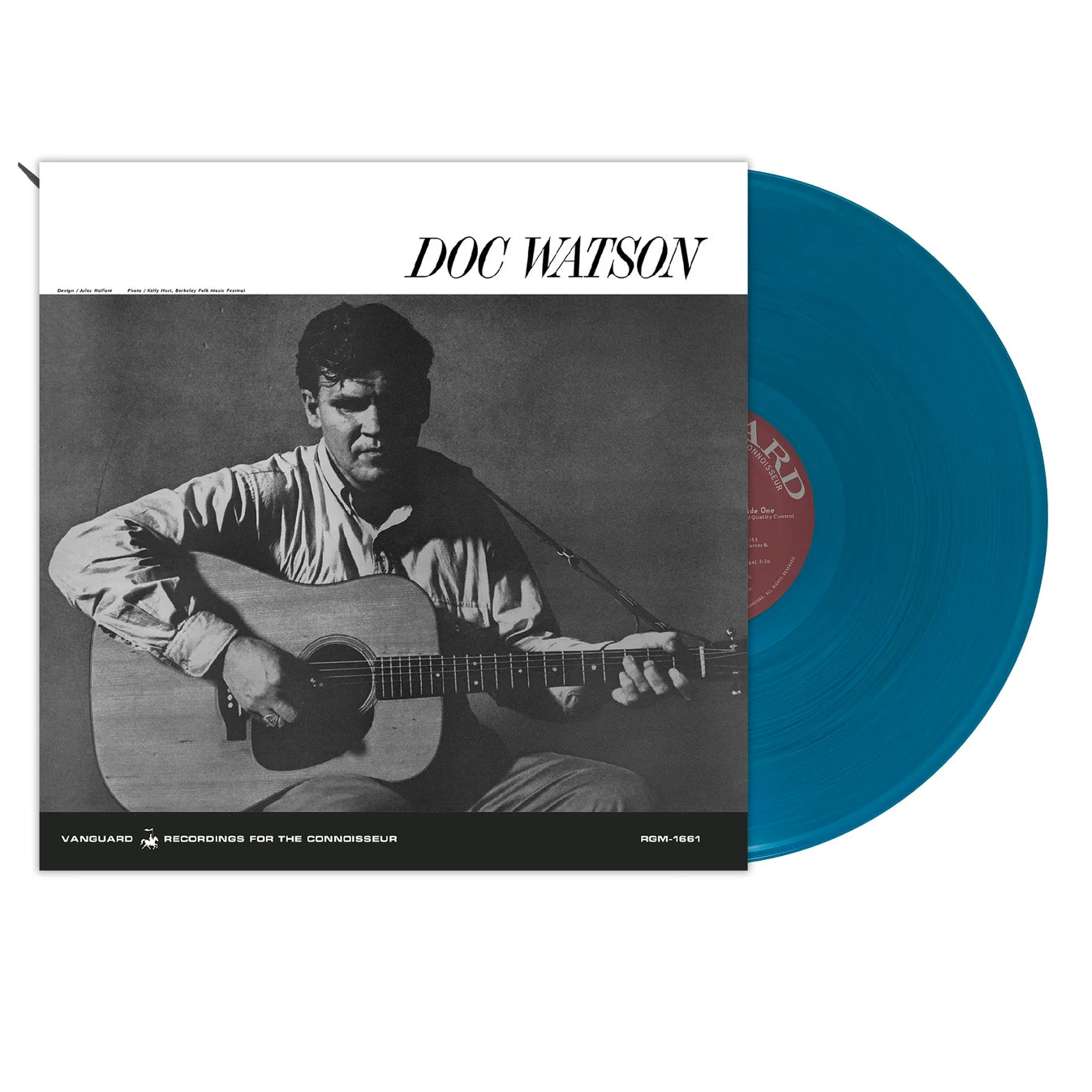 Doc Watson - Self-Titled, Blue Vinyl LP