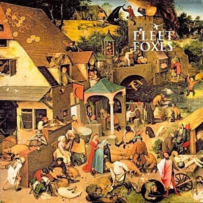 cover art for Fleet Foxes self-titled vinyl with Sun Giant EP