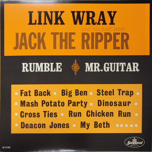 Cover art of Link Wray & His Ray Men – Jack The Ripper Blood Red Vinyl LP