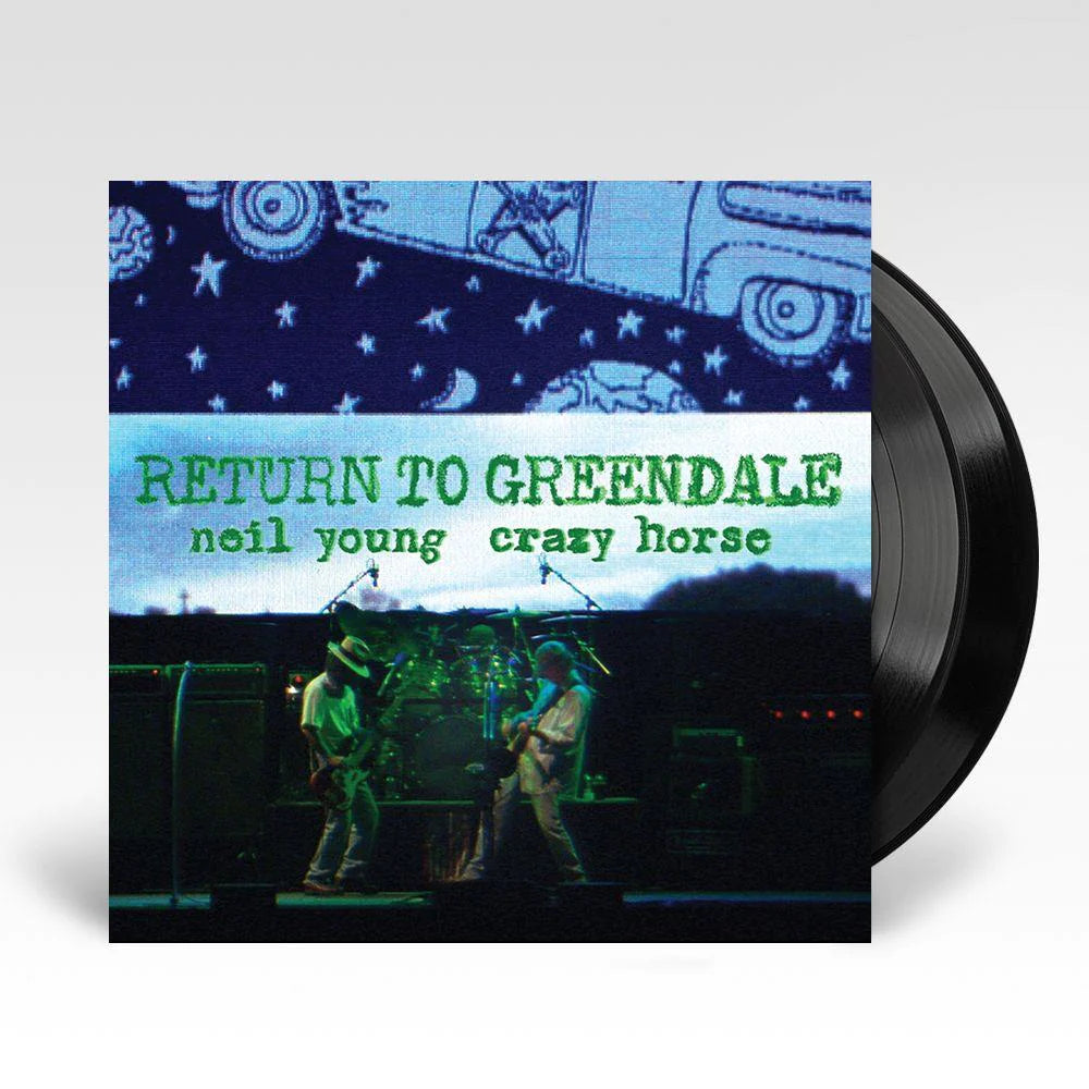 Return To Greendale double vinyl by Neil Young & Crazy Horse album cover artwork