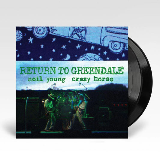 Return To Greendale double vinyl by Neil Young & Crazy Horse album cover artwork
