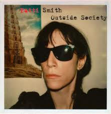 Patti Smith’s Outside Society album cover with the artist wearing sunglasses