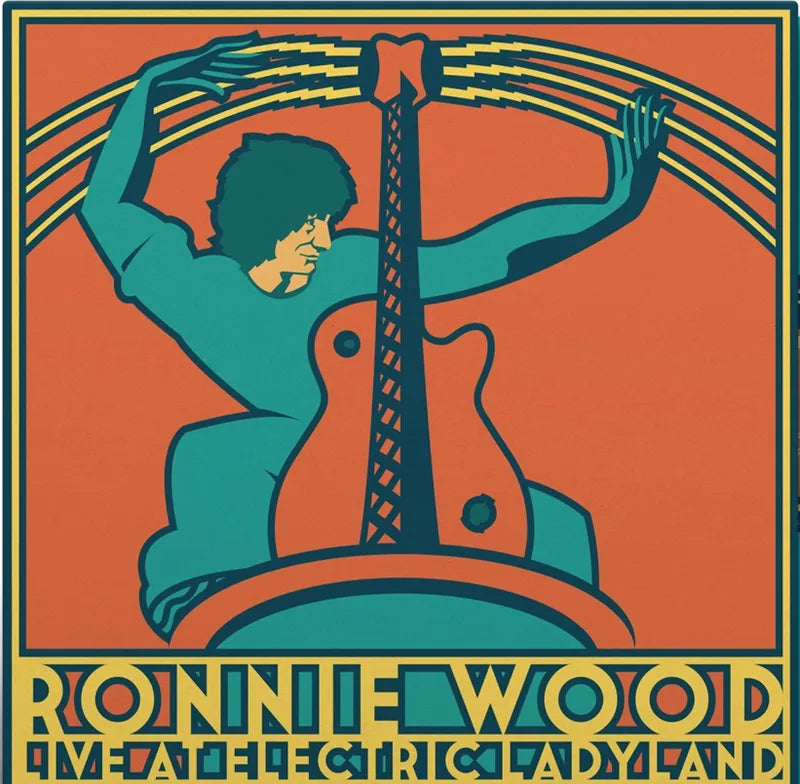 cover art for Ronnie Wood Live At Electric Ladyland RSD 2025 coloured vinyl