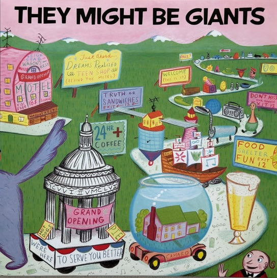 cover art for They Might Be Giants’ remastered debut vinyl LP