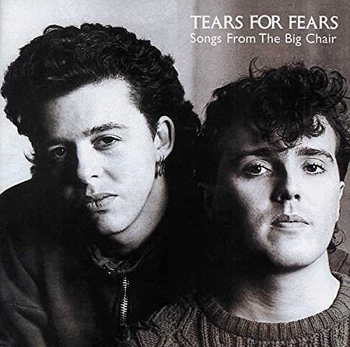 A black and white photograph of Orzabal and Smith on the record cover.