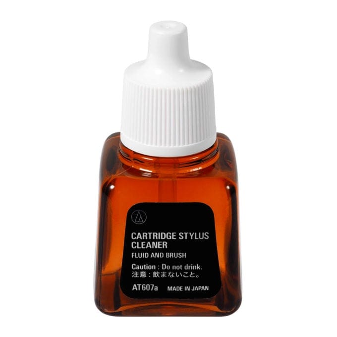 Audio-Technica AT607a stylus cleaner for cartridges, removes dust and debris, protects stylus and vinyl records, essential vinyl accessory.