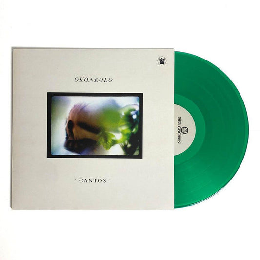 Okonkolo Cantos green vinyl LP, vivid artwork, Afro-Cuban rhythm album
