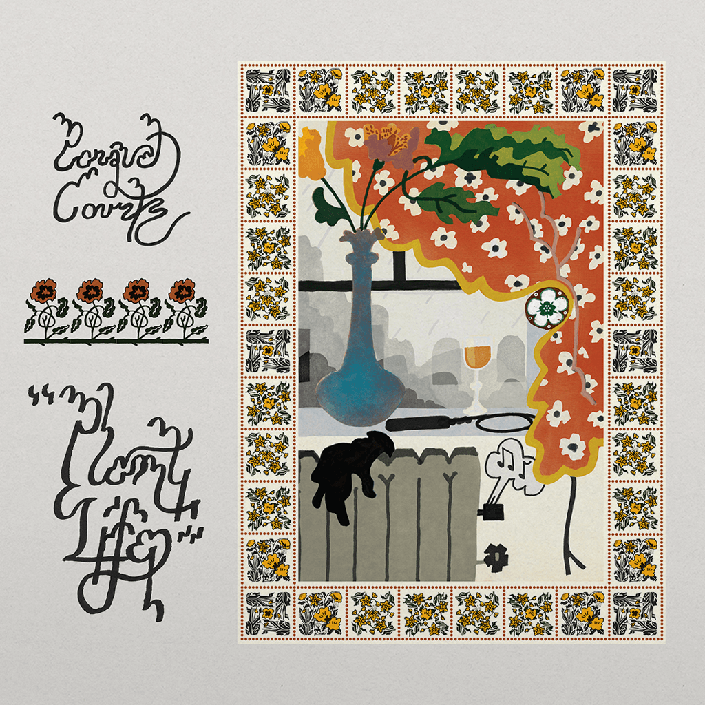 Parquet Courts Plant Life 12" vinyl single, bold cover art, indie rock track