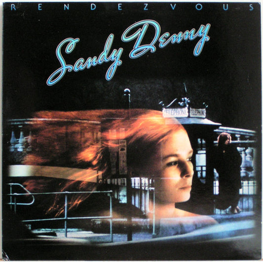 Rendezvous vinyl by Sandy Denny, folk rock collectible vinyl, soft double exposure cover artwork