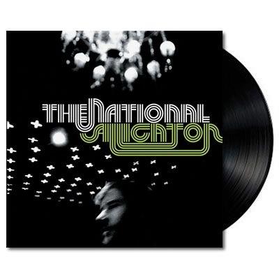 The National Alligator vinyl LP, dark minimalist cover, indie rock album